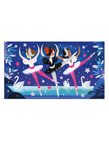 Paillettes fluo danseuses - janod