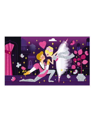 Paillettes fluo danseuses - janod