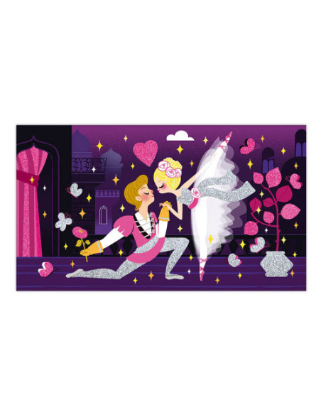Paillettes fluo danseuses - janod
