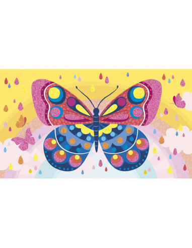 Sables fluo papillons - janod