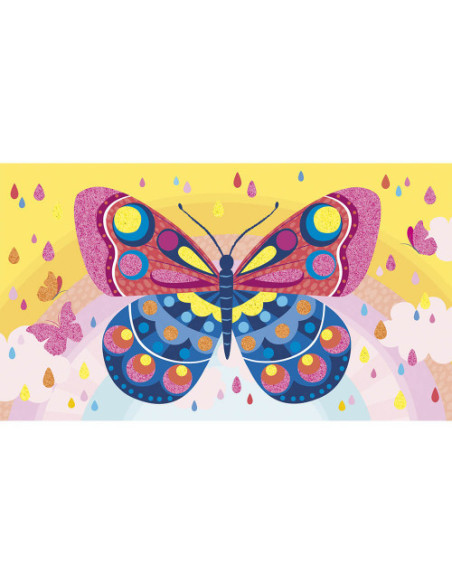Sables fluo papillons - janod