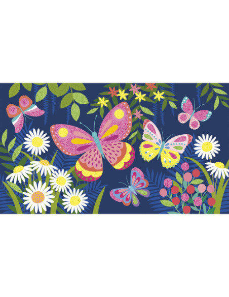 Sables fluo papillons - janod