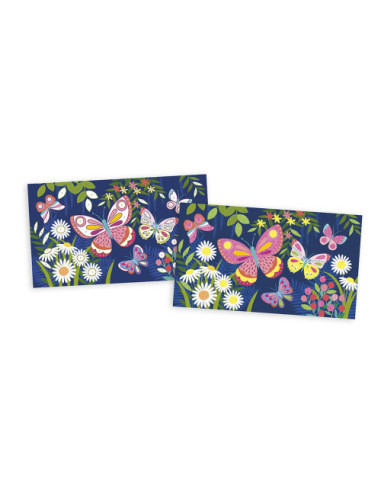 Sables fluo papillons - janod