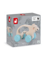 Ours polaire a promener en bois - wwf janod