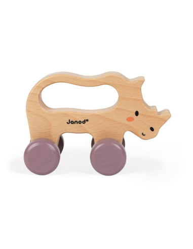 Rhino a promener en bois - wwf janod