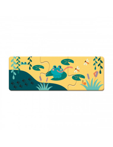 Puzzle animaux les empreintes - wwf janod