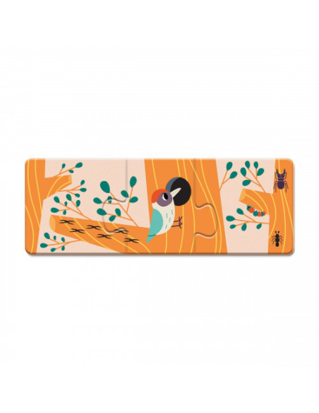 Puzzle animaux les empreintes - wwf janod