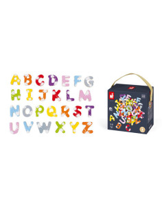 Malette de 52 lettres magnetiques - janod 2