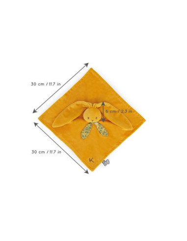 Doudou lapin ocre - lapinoo 30 cm - kaloo