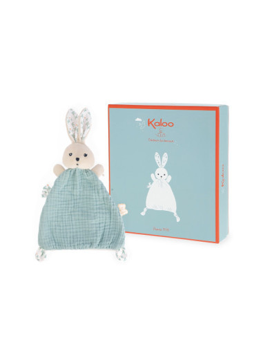Doudou lapin bleu colombe - kaloo