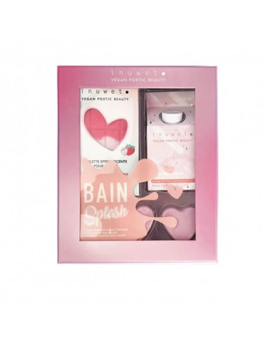 INUWET COFFRET BAIN SPLASH CONFETTI FRAISE