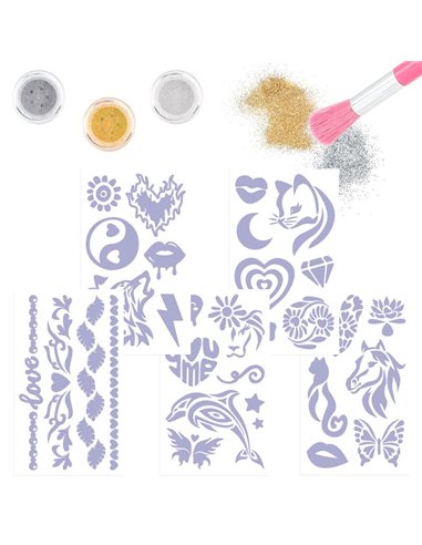 TOPModel Kit de tatouage scintillant BEAUTY and ME