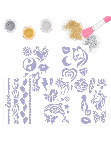 TOPModel Kit de tatouage scintillant BEAUTY and ME