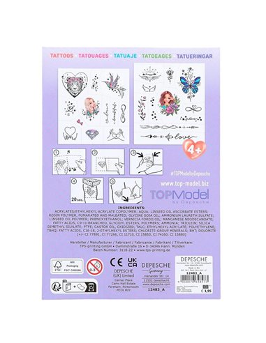 TOPModel Tatouages BEAUTY and ME