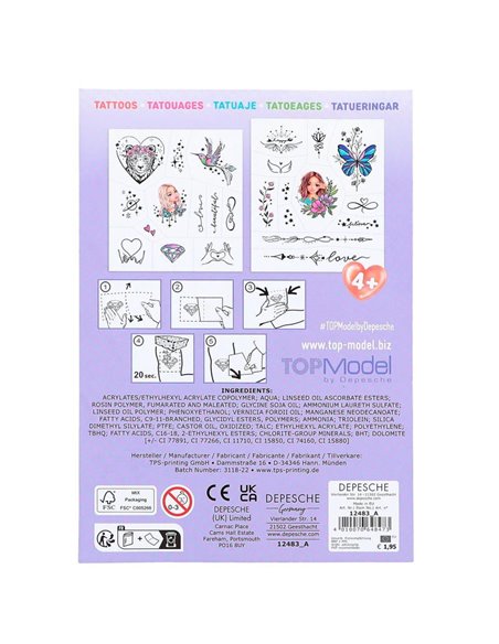 TOPModel Tatouages BEAUTY and ME