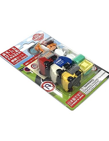 IWAKO Puzzle Gomme - véhicules de livraisons
