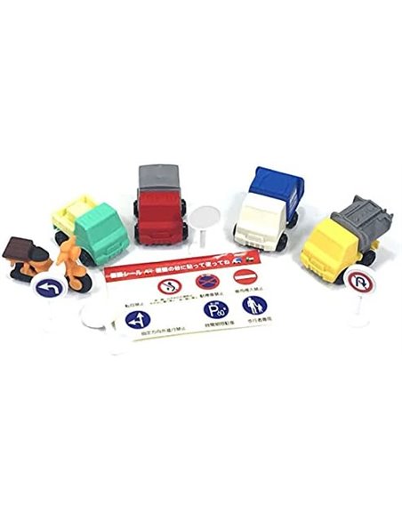 IWAKO Puzzle Gomme - véhicules de livraisons