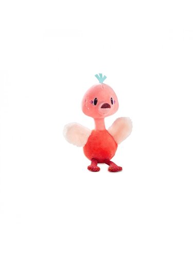 Lilliputiens - Lena la licorne - Doudou marionnette luminescent rose 30 cm