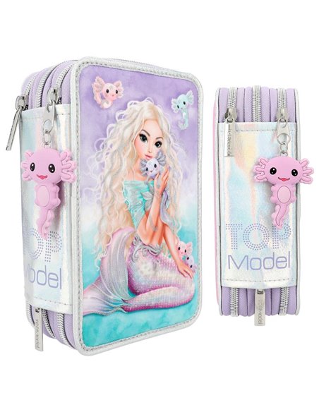 TOPModel trousse à crayons 3 compartiments MERMAID