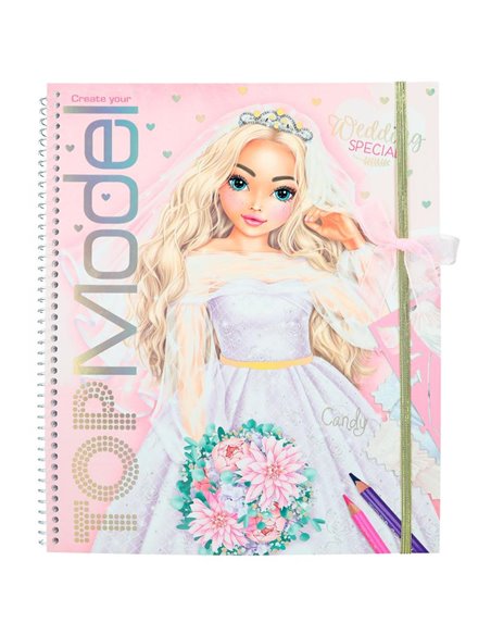 TOPModel Album à colorier Create your Wedding Special