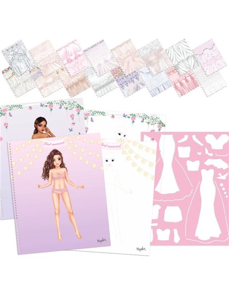 TOPModel Album à colorier Create your Wedding Special