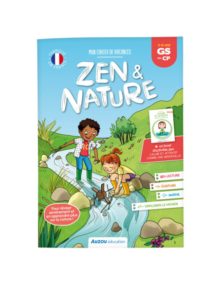 Mon cahier de vacances zen et nature - de la gs au cp
