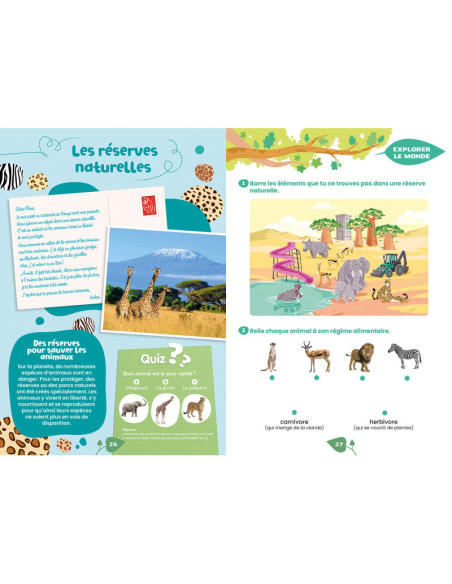 Mon cahier de vacances zen et nature - de la gs au cp