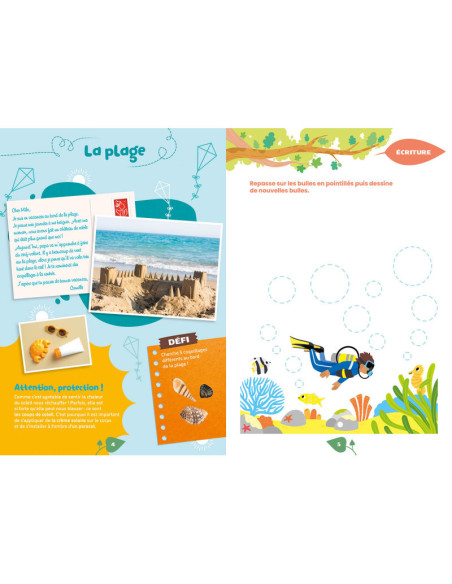 Mon cahier de vacances zen et nature - de la ms à la gs