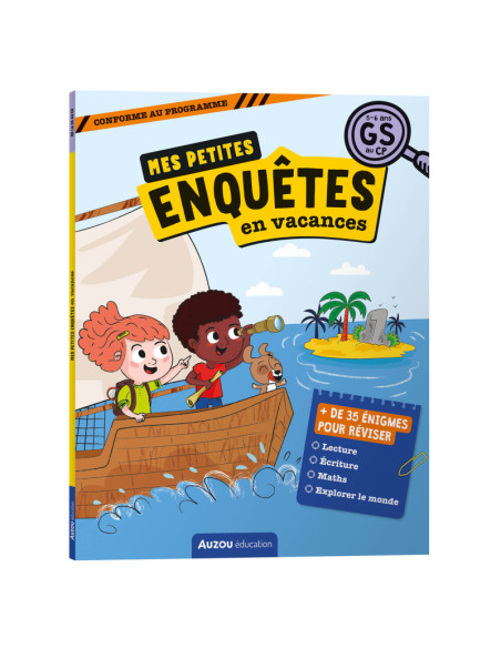 Mes petites enquêtes en vacances - de la gs au cp