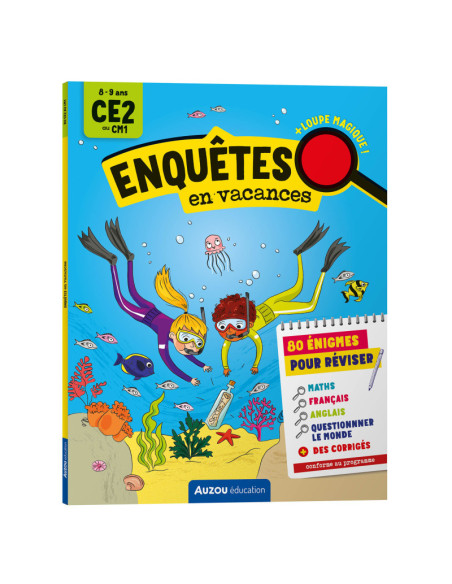 Enquêtes en vacances - du ce2 au cm1