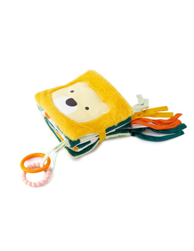 Livre d'éveil jungle 2 en 1 : stimulation sensorielle bébé