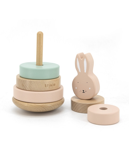 Tour a empiler en bois - mrs. rabbit - trixie