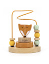 Labyrinthe a perles en bois - mr. fox - trixie