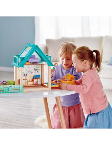 Clinique vétérinaire avec figurines - Hape