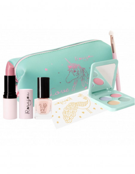 Panoplie maquillage verte