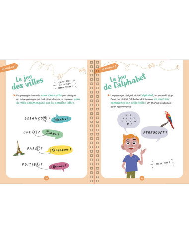Le livre de survie pour un long trajet en voiture - auzou