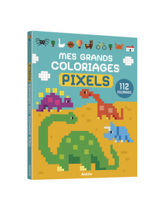 Mes grands coloriages pixels 2 - auzou