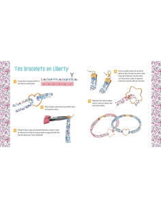 Mes bijoux d'amitié en liberty - auzou 2
