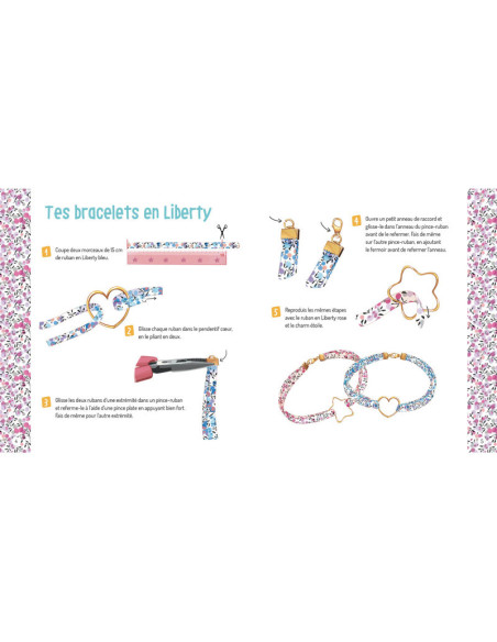 Mes bijoux d'amitié en liberty - auzou