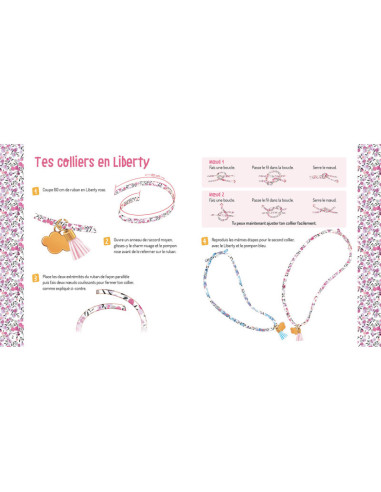 Mes bijoux d'amitié en liberty - auzou