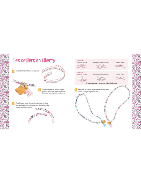 Mes bijoux d'amitié en liberty - auzou