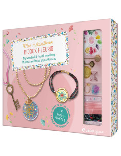 Mes merveilleux bijoux fleuris - auzou