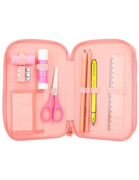 TOPModel Trousse 3 compartiments avec application chat CUTIE STAR