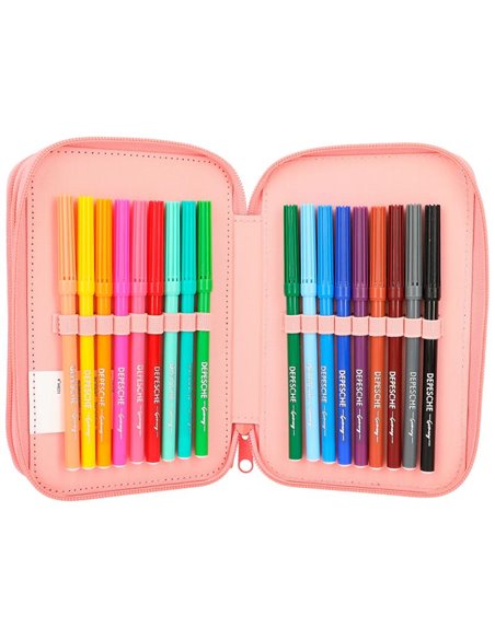 TOPModel Trousse 3 compartiments avec application chat CUTIE STAR