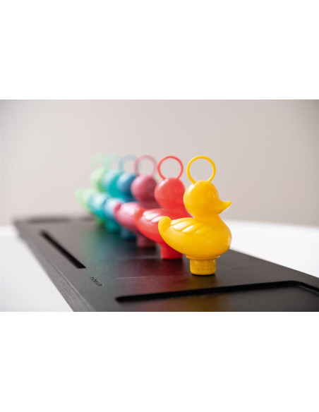 Set 6 canards de pêche 'arc en ciel' et 2 cannes a pêche