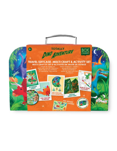 Box candiy : totally dino adventure - multi craft et set d'activités dinosaures