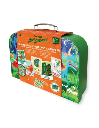 Box candiy : totally dino adventure - multi craft et set d'activités dinosaures