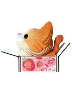 Eugy puzzle 3d - chat - pumpkin 2