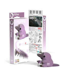 Eugy 3D Ornithorynque - Puzzle animal australien écologique 2