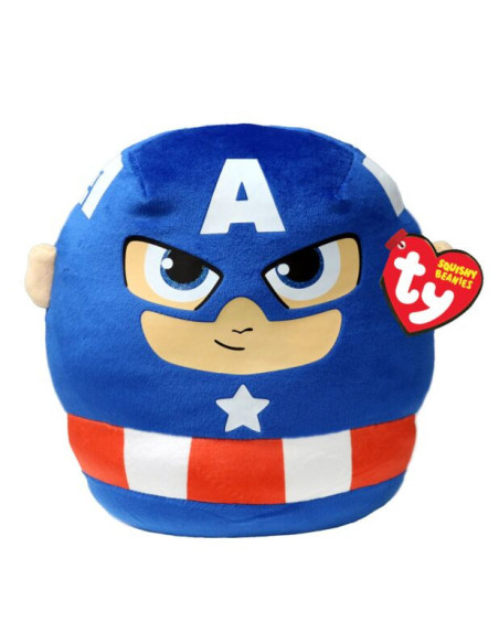 Marvel squish a boos small - captain america - coussin 20cm - ty